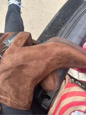 American Exchange Brown Suede High-Top Sneaker Boot